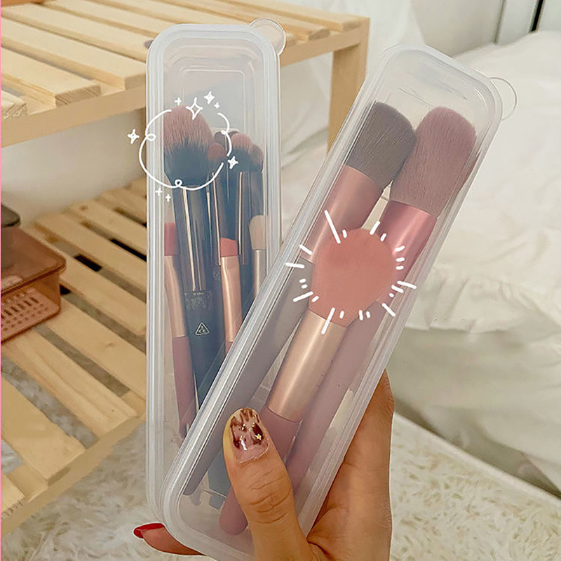 Beauty Makeup Women - Organizer per pennelli per trucco trasparente