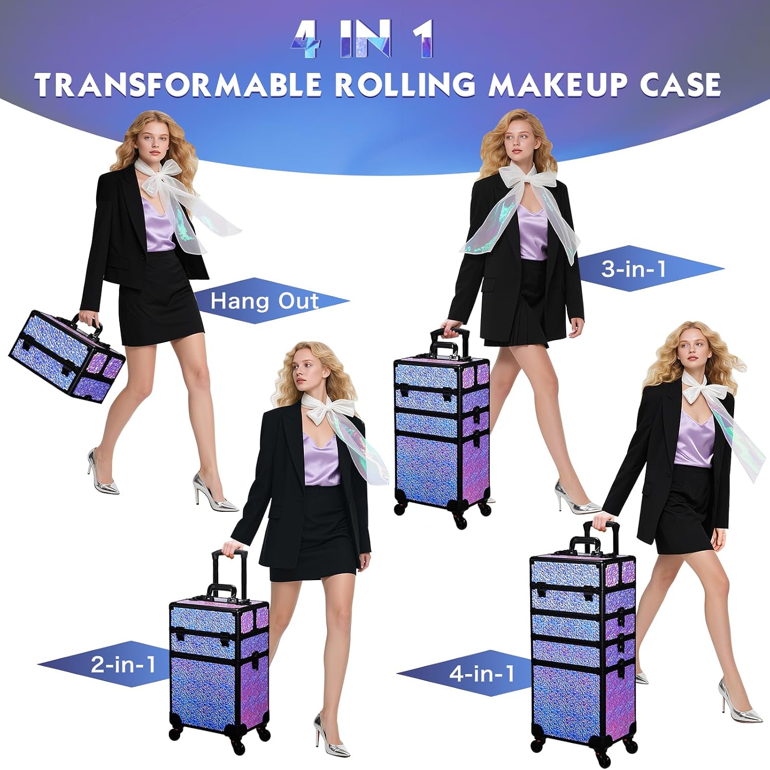 Valigia Trucco con Ruote, Gran - Beauty Makeup Vanity Set recensione e prezzo